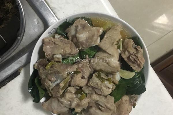 青菜蒸排骨的做法图解6