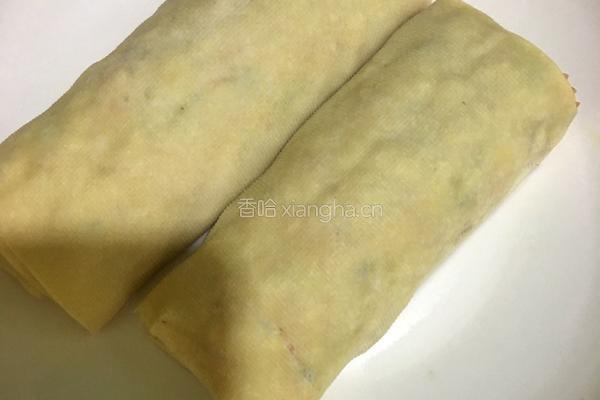 豆皮鸡肉卷的做法图解8