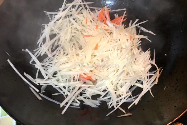 醋溜土豆丝的做法图解3