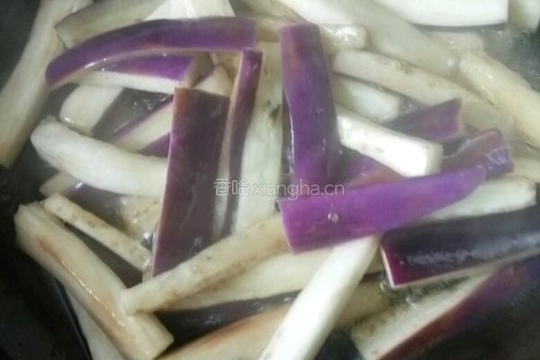 茄子烧豆角的做法图解4