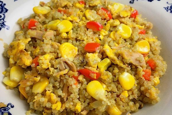 鲔鱼玉米蛋炒藜麦饭的做法图解10