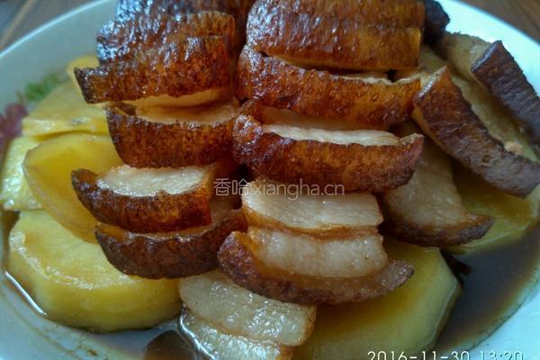 土豆扣肉的做法图解15