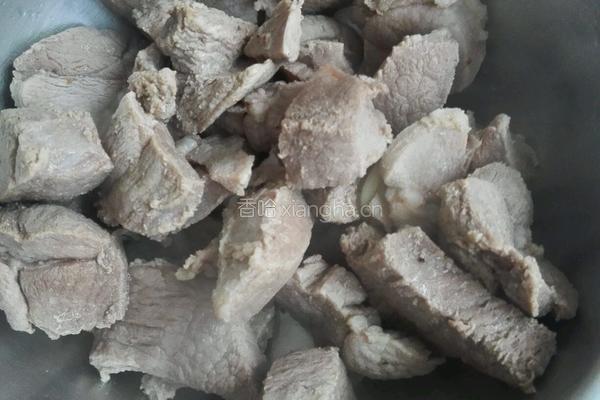 十全大补汤煲羊腿肉的做法图解4