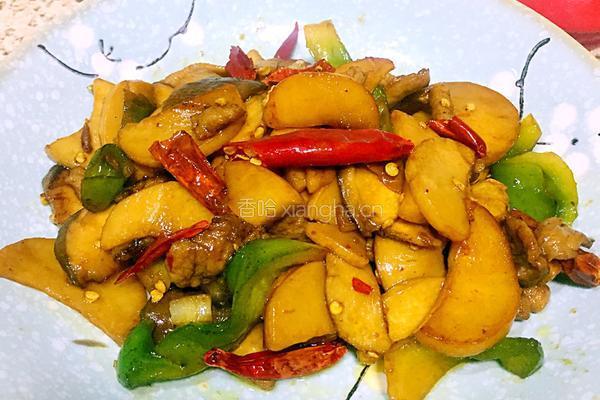 杏鲍菇炒肉的做法图解8