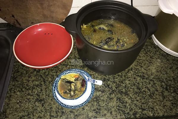 虫草花煲乌鸡的做法图解9