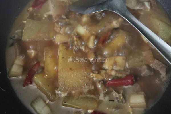 红烧猪肉炖冬瓜的做法图解7