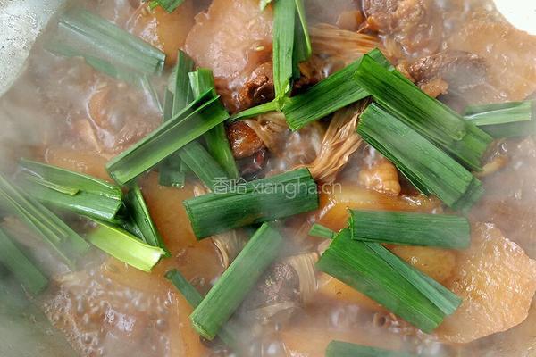 羊肉炖白萝卜的做法图解9