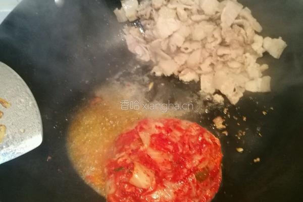 辣白菜五花肉的做法图解5