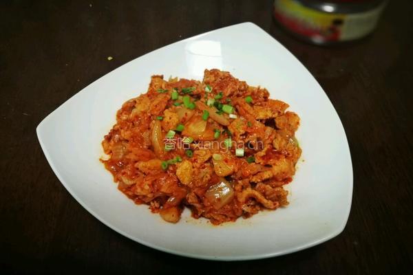 辣白菜五花肉的做法图解8