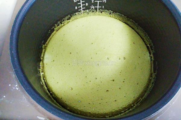 电饭煲抹茶蛋糕的做法图解17