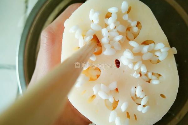 糯米莲藕的做法图解4