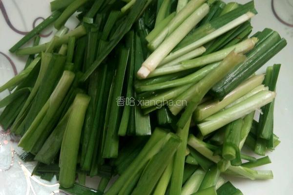韭菜炒小虾的做法图解2