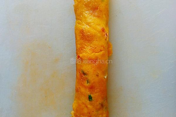 番茄鸡蛋卷饼的做法图解8