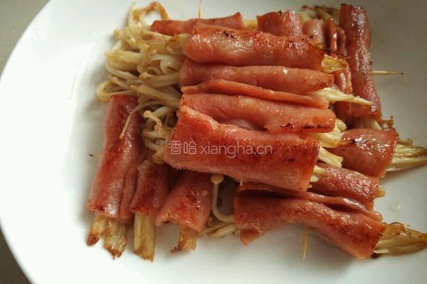 培根金针菇卷的做法图解8
