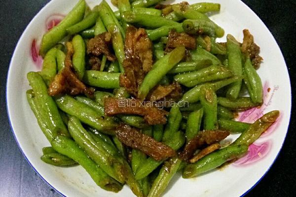 豆角炒肉的做法图解10