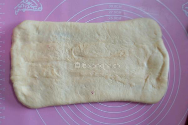 豆沙馅北海道土司的做法图解7