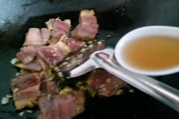 腊肉炒莴苣的做法图解5