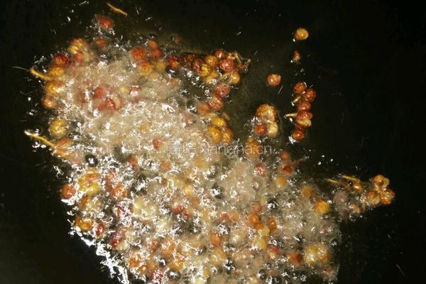 干煸花菜的做法图解5