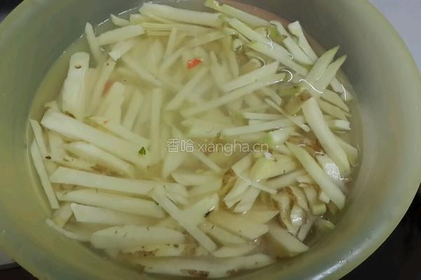 醋溜土豆丝的做法图解2