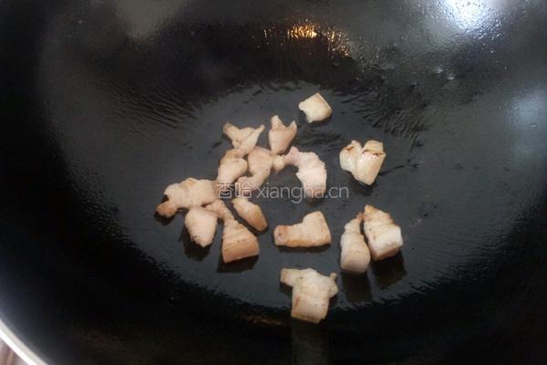 蚕豆烧肉的做法图解4