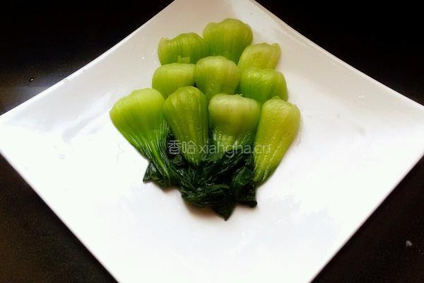 香菇油菜的做法图解8