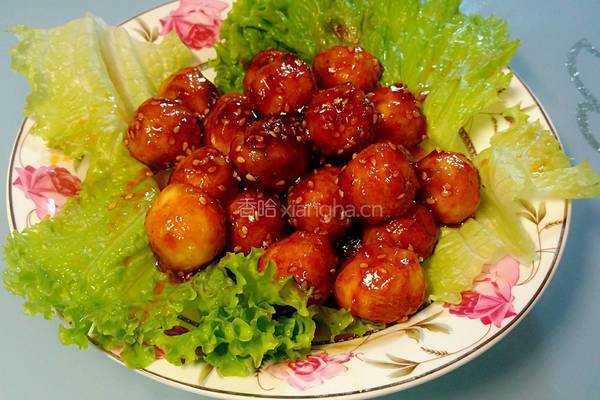 茄汁鹌鹑蛋的做法图解6