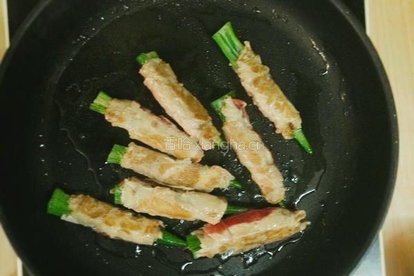 秋葵猪肉卷的做法图解8