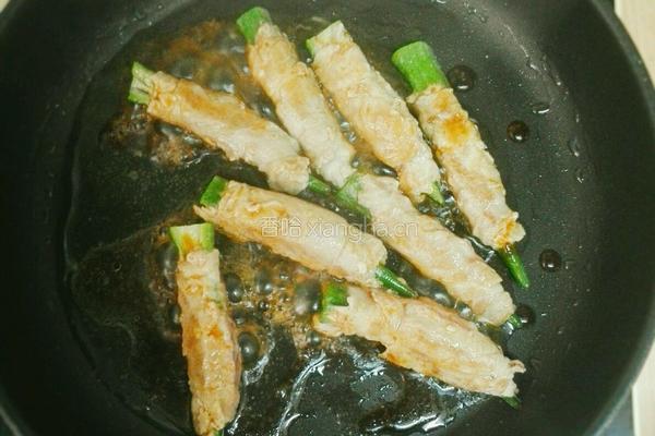 秋葵猪肉卷的做法图解9