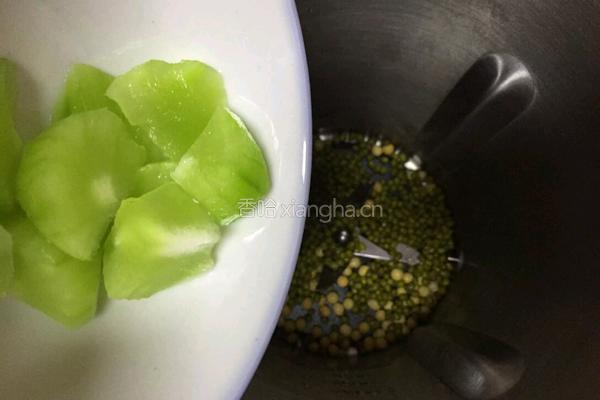绿色豆浆的做法图解4