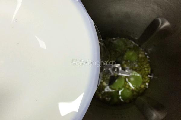 绿色豆浆的做法图解5