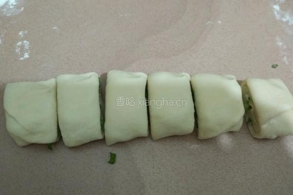 香葱花卷的做法图解12