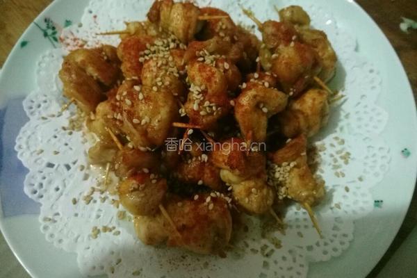 牙签肉（鸡肉版）的做法图解11