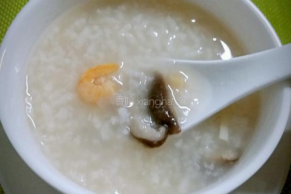 虾米香菇粥的做法图解6