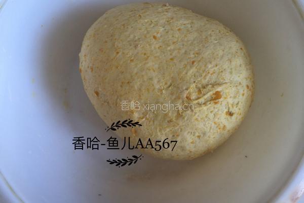 南瓜花卷的做法图解6