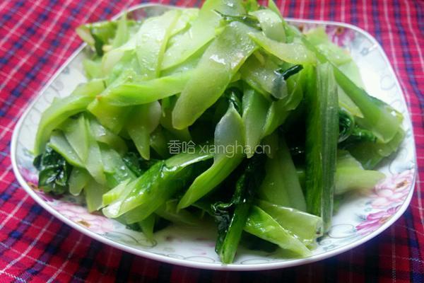 清炒青笋的做法图解10