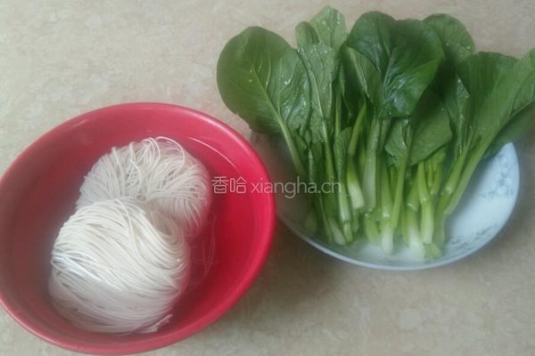 自制瘦肉青菜汤面的做法图解3