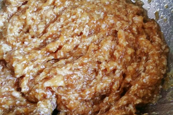 椒香葱油肉饼的做法图解4