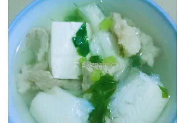 软骨鱼瘦肉汤的做法图解4