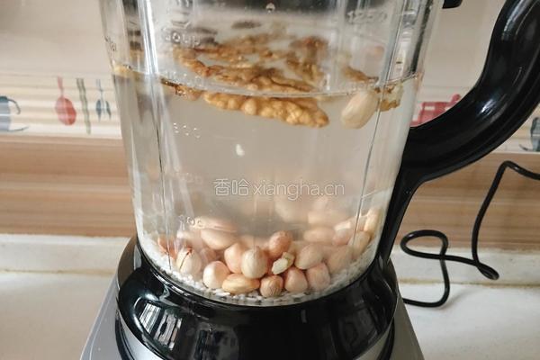 核桃花生米糊的做法图解3