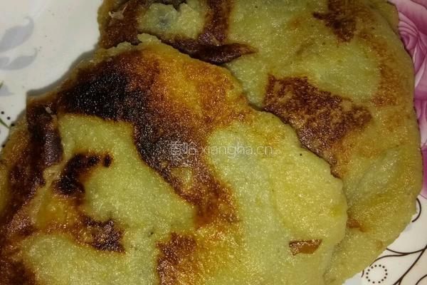 红薯糯米红豆饼的做法图解7