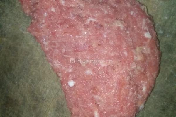 茄汁煎肉饼的做法图解1