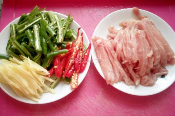 尖椒肉丝的做法图解4