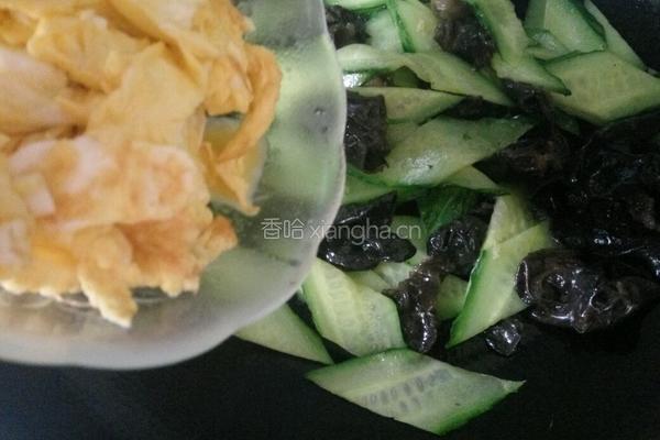 黄瓜木耳炒鸡蛋的做法图解12
