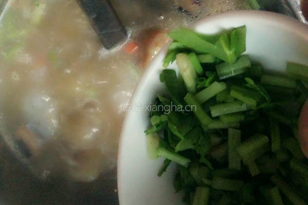 香菇鸡肉粥的做法图解12