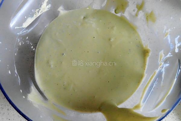 蔓越莓抹茶低糖酸奶蛋糕的做法图解6