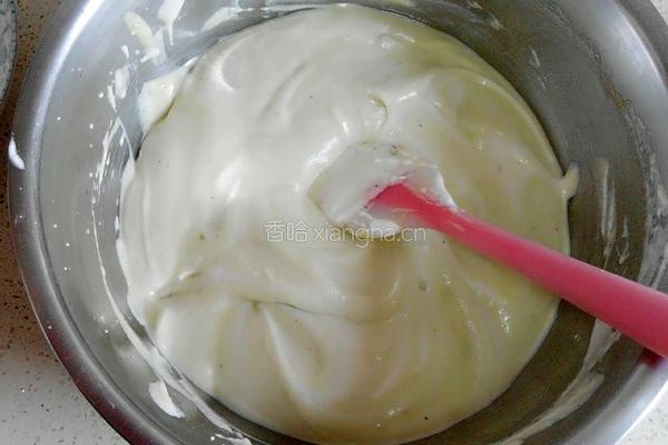 蔓越莓抹茶低糖酸奶蛋糕的做法图解10