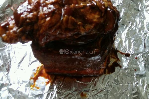 蜜汁蛋黄烤肉的做法图解8
