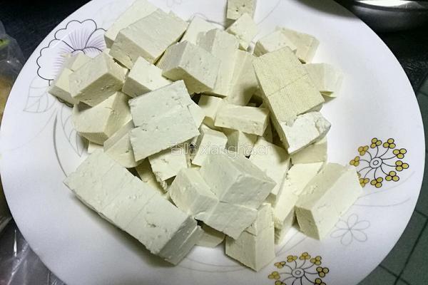 家常火腿豆腐的做法图解2
