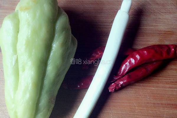 清炒佛手瓜的做法图解1