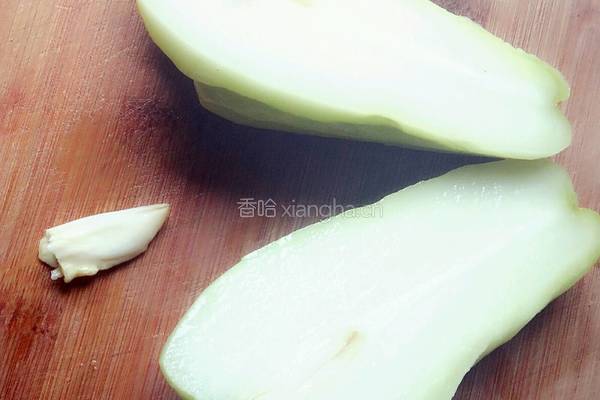 清炒佛手瓜的做法图解3